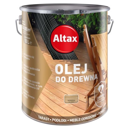 Altax Olej do drewna bezbarwny 10L Altax Olej do drewna bezbarwny 10L