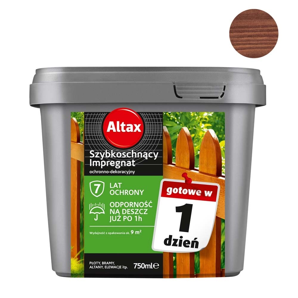 Altax Impregnat Szybkoschnący ochronno dekoracyjny orzech 750 ml kupuj