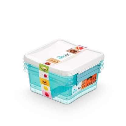 Zestaw pojemników na żywność 0,85L - 3 szt. Zestaw pojemników na żywność 0,85L - 3 szt.