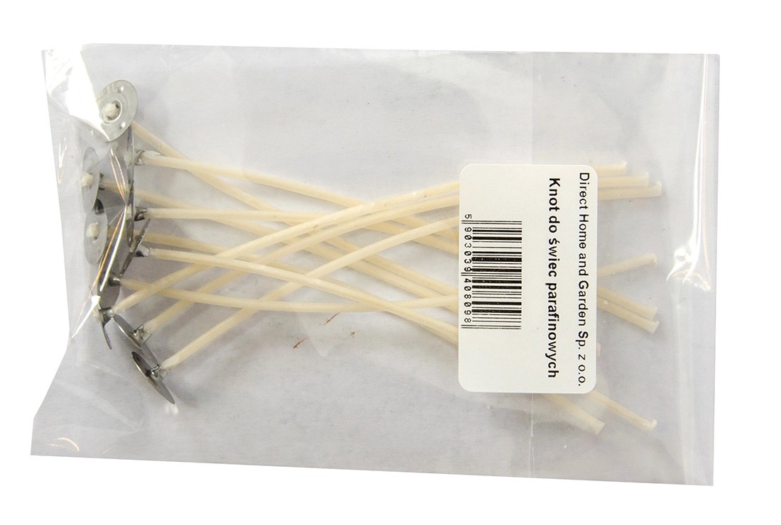 Knot do świec 12 cm-10 szt. Knot do świec 12 cm-10 szt.