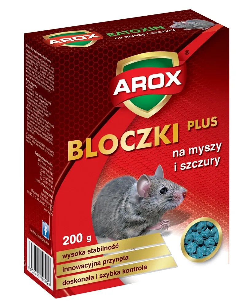 Bloczki na myszy i szczury - 200 g Bloczki na myszy i szczury - 200 g