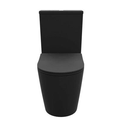 Kompakt WC VERANO bezkołnierzowa czarny Kompakt WC VERANO bezkołnierzowa czarny