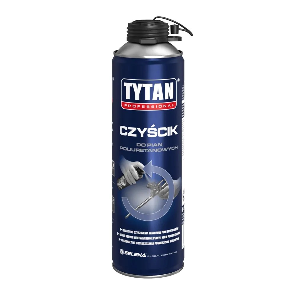 Tytan Czyścik do pian poliuretanowych 500 ml Tytan Czyścik do pian poliuretanowych 500 ml