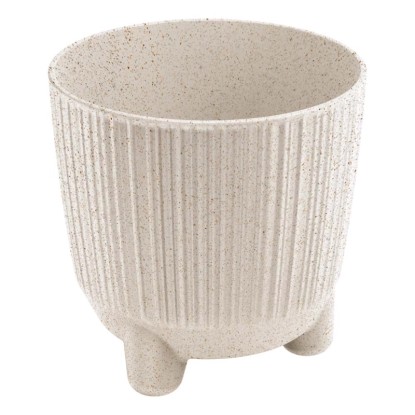 Prosperplast Doniczka Ryfo N Wood biała - 11 cm Prosperplast Doniczka Ryfo N Wood biała - 11 cm