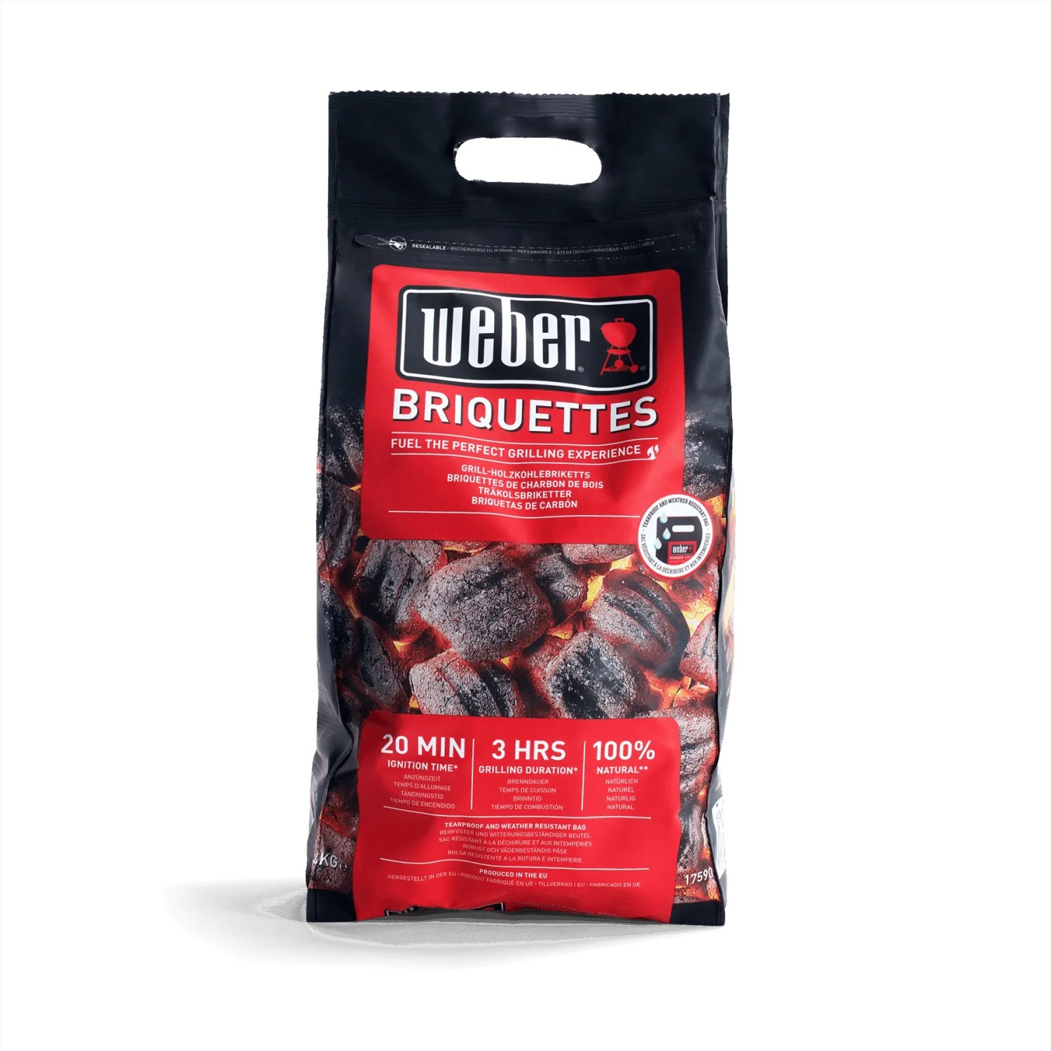 Weber Brykiet wysoko kaloryczny 4 kg Weber Brykiet wysoko kaloryczny 4 kg
