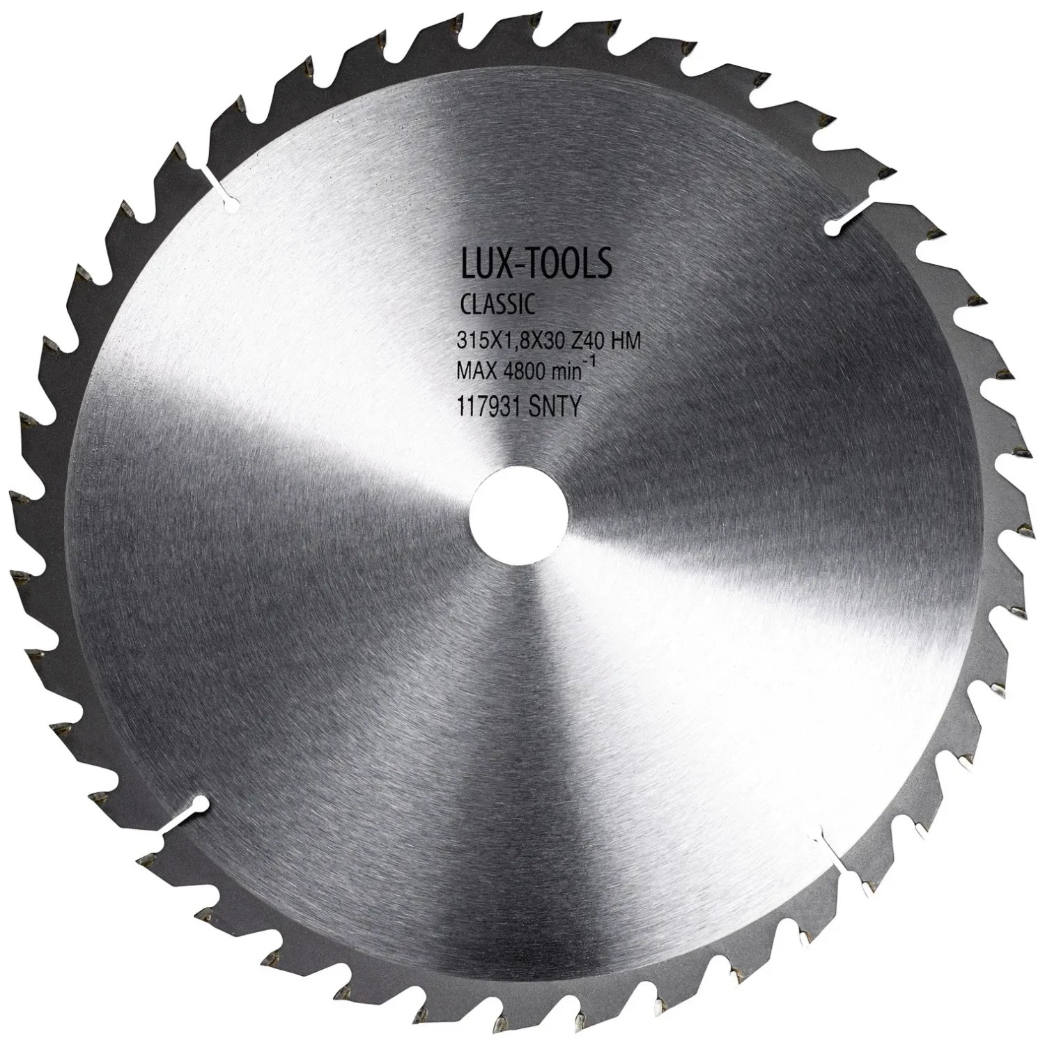 LUX-TOOLS Tarcza zębata śr. 315 mm x 30 mm 40 zębów LUX-TOOLS Tarcza zębata śr. 315 mm x 30 mm 40 zębów