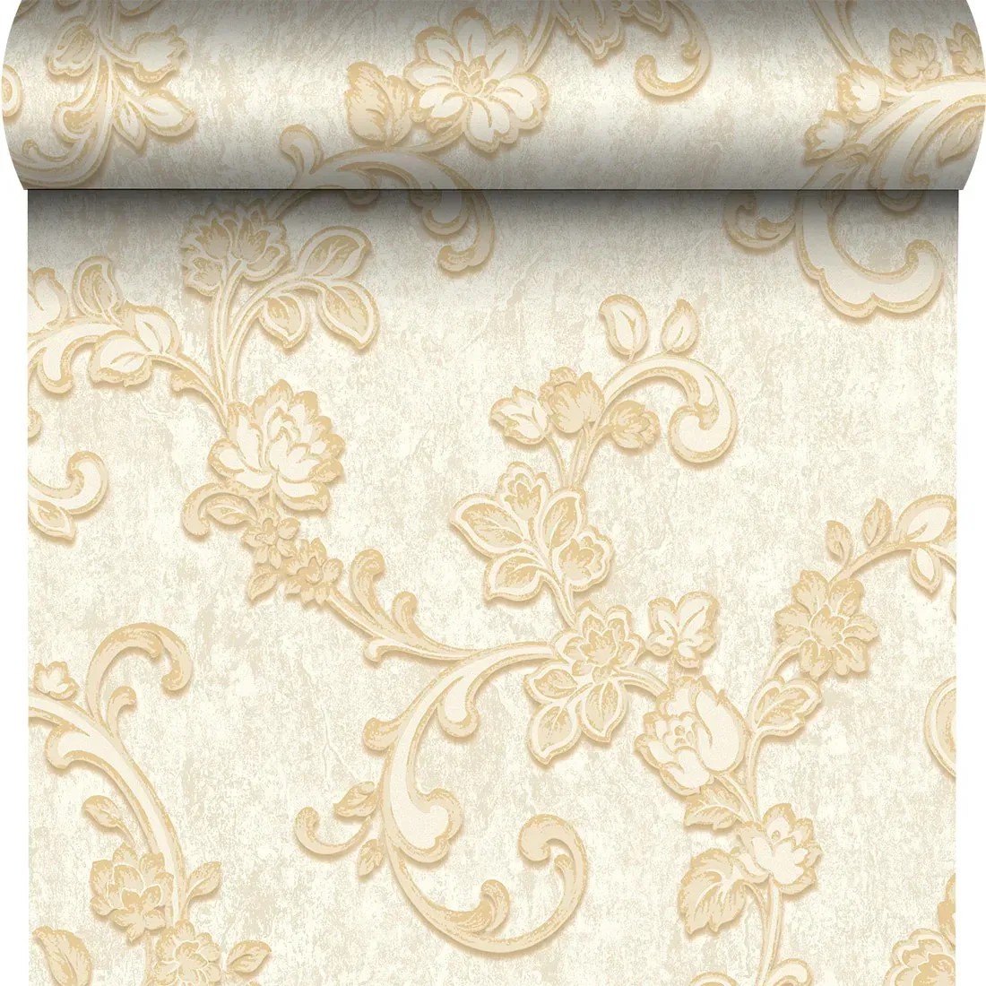 Tapeta winylowa na flizelinie TRAIL złoto-beżowa Tapeta winylowa na flizelinie TRAIL złoto-beżowa