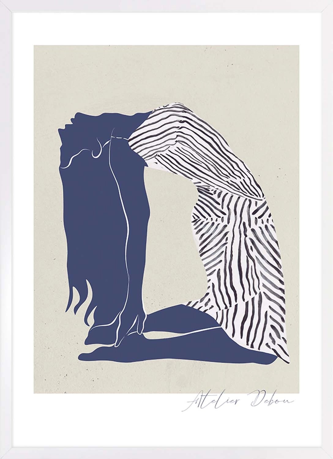 ARS LONGA Obraz FEMALE BODY TILTED 53 x 73 cm ARS LONGA Obraz FEMALE BODY TILTED 53 x 73 cm