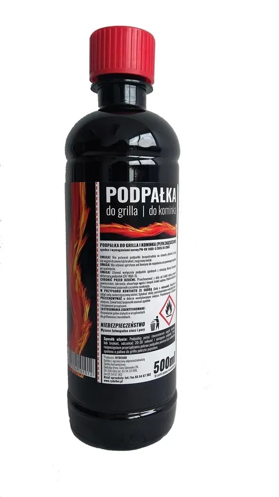 Podpałka płynna do grilla i kominka 0,5 l Podpałka płynna do grilla i kominka 0,5 l