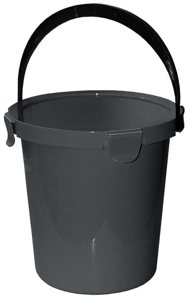 Wiadro BERRY z pokrywą szare 5 l Wiadro BERRY z pokrywą szare 5 l