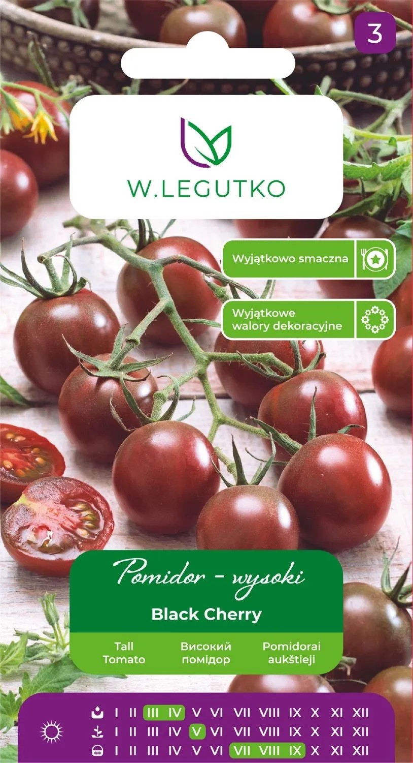 Legutko Pomidor Black Cherry brązowy 0,2g Legutko Pomidor Black Cherry brązowy 0,2g