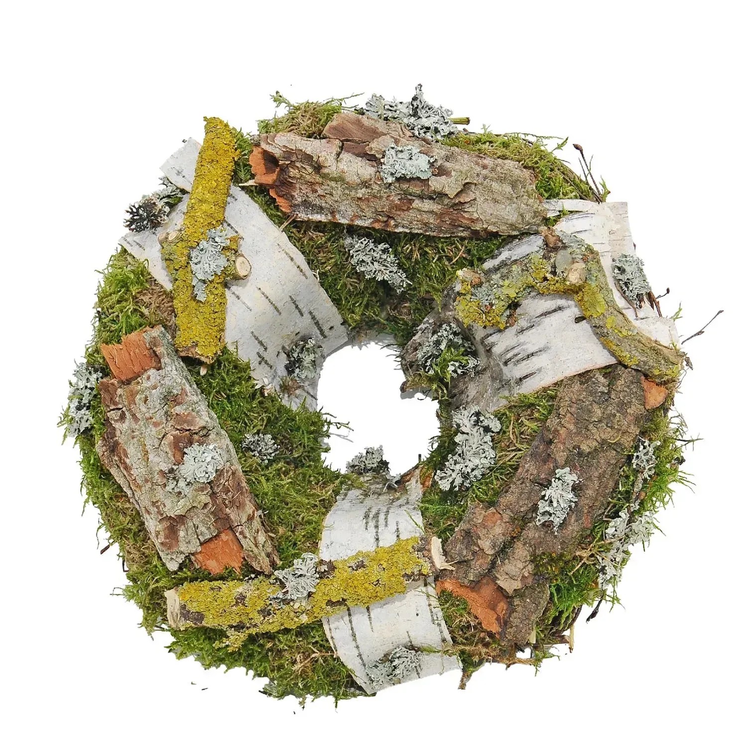 Wianek dekoracyjny z gałęzi i kory - 25 cm Wianek dekoracyjny z gałęzi i kory - 25 cm