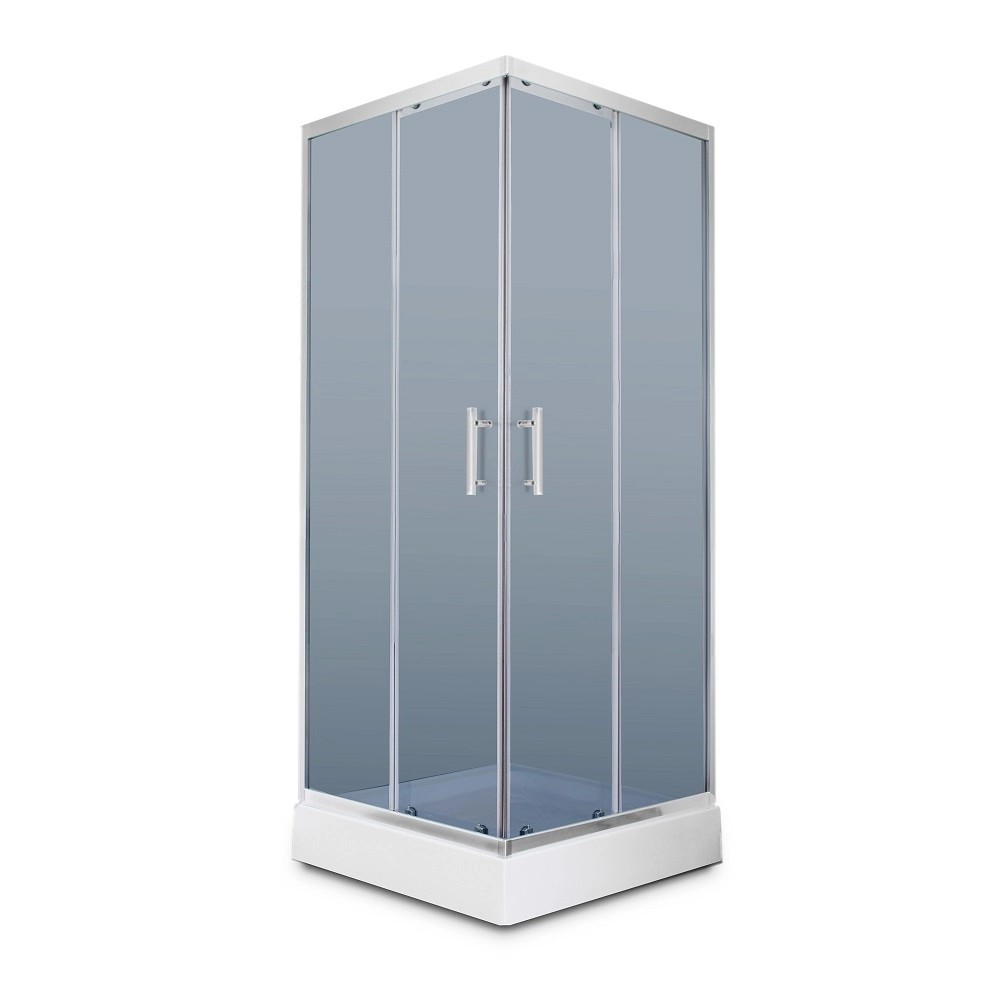 Kabina prysznicowa Como 80 chrom z brodzikiem Kabina prysznicowa Como 80 chrom z brodzikiem