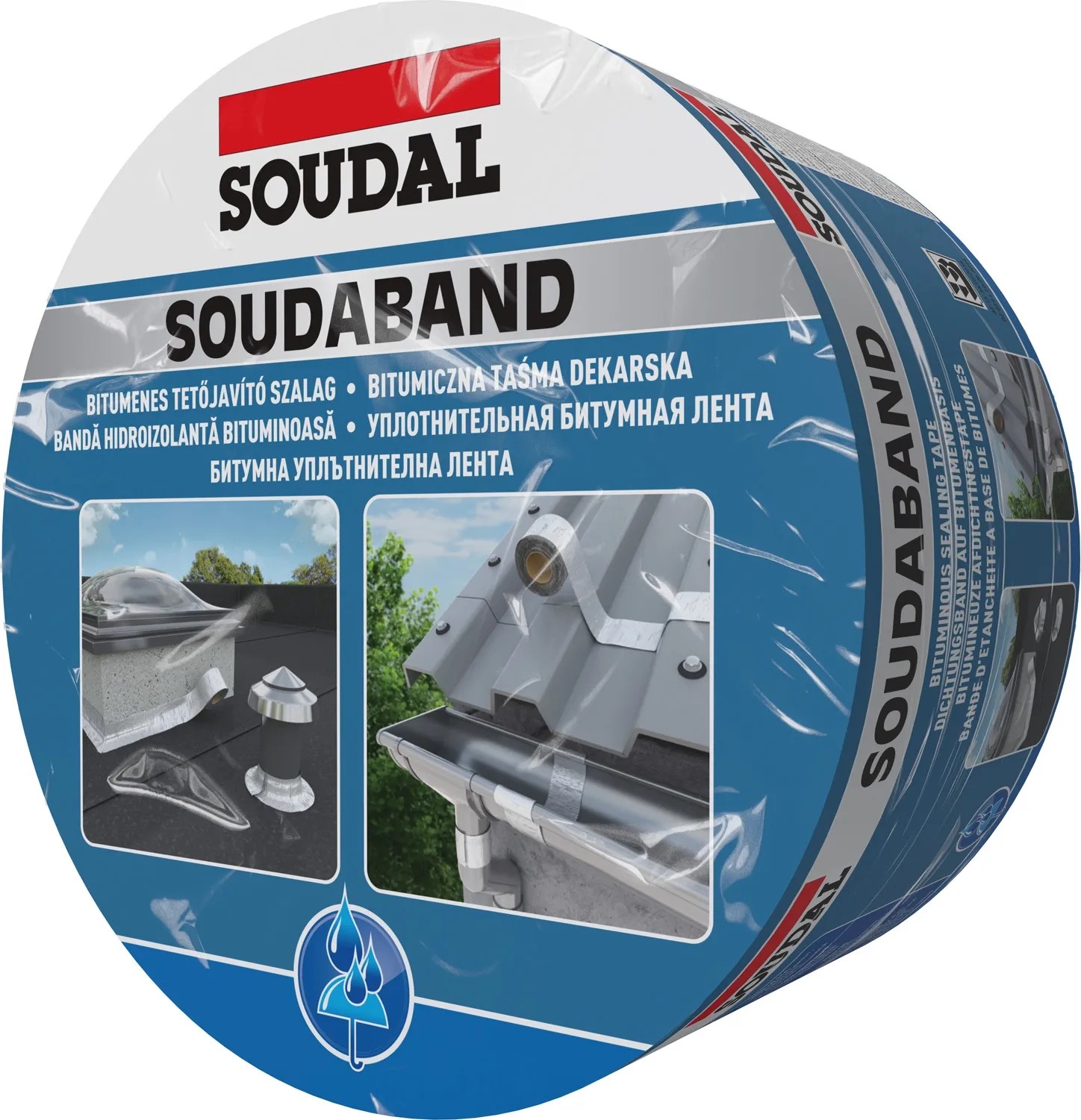 Soudal Taśma dekarska Soudaband brąz czekoladowy 7,5 cm x 1000 cm Soudal Taśma dekarska Soudaband brąz czekoladowy 7,5 cm x 1000 cm