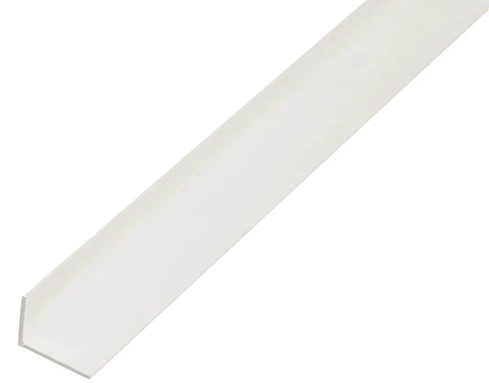 GAH Alberts Profil kątowy PCV biały 10x40mm 2m GAH Alberts Profil kątowy PCV biały 10x40mm 2m
