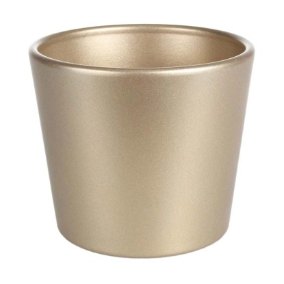 Osłonka ceramiczna złota - 12 x 9 cm Osłonka ceramiczna złota - 12 x 9 cm