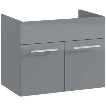 JANA Meble Szafka podumywalkowa Rita szary połysk 60 cm JANA Meble Szafka podumywalkowa Rita szary połysk 60 cm