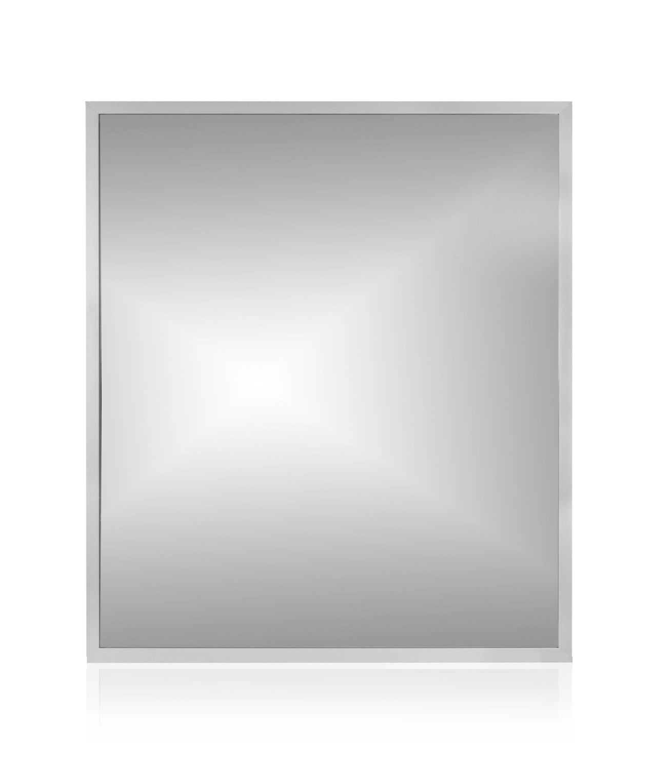 Lustro bez LED BRW Line srebrna rama 65x60 Lustro bez LED BRW Line srebrna rama 65x60