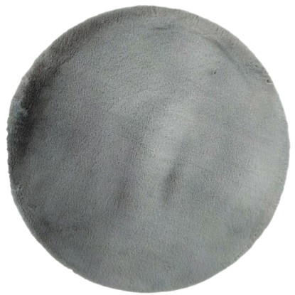 Indavo Dywan RABBIT-FUR koło średnica 100 cm ciemny szary Indavo Dywan RABBIT-FUR koło średnica 100 cm ciemny szary