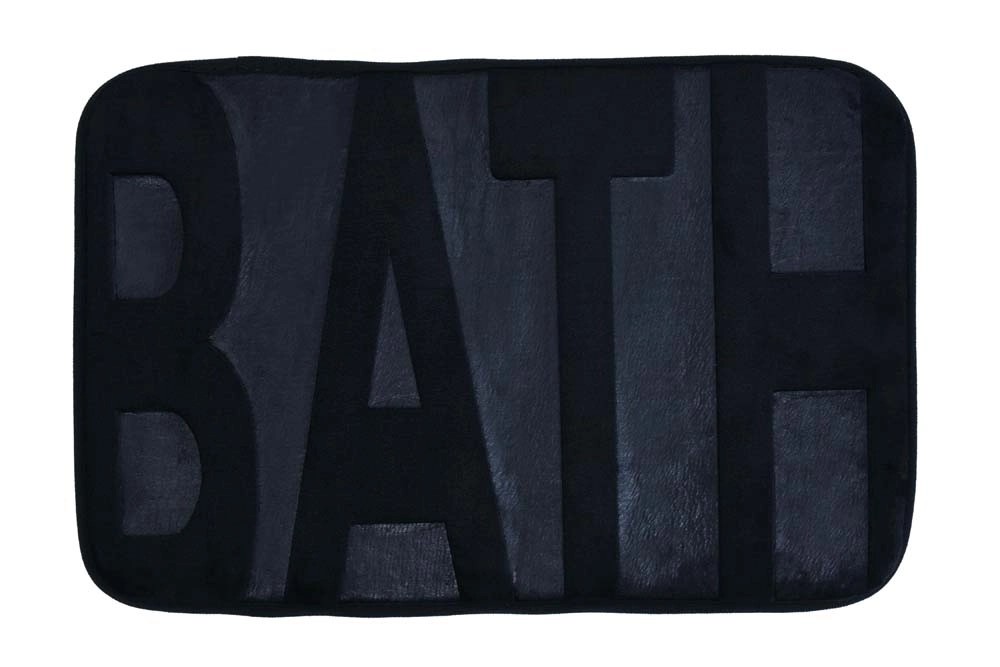 Dywanik łazienkowy Bath czarny 60x40 cm Dywanik łazienkowy Bath czarny 60x40 cm