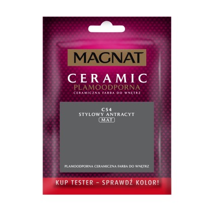 Tester farby Magnat Ceramic stylowy antracyt 30 ml Tester farby Magnat Ceramic stylowy antracyt 30 ml
