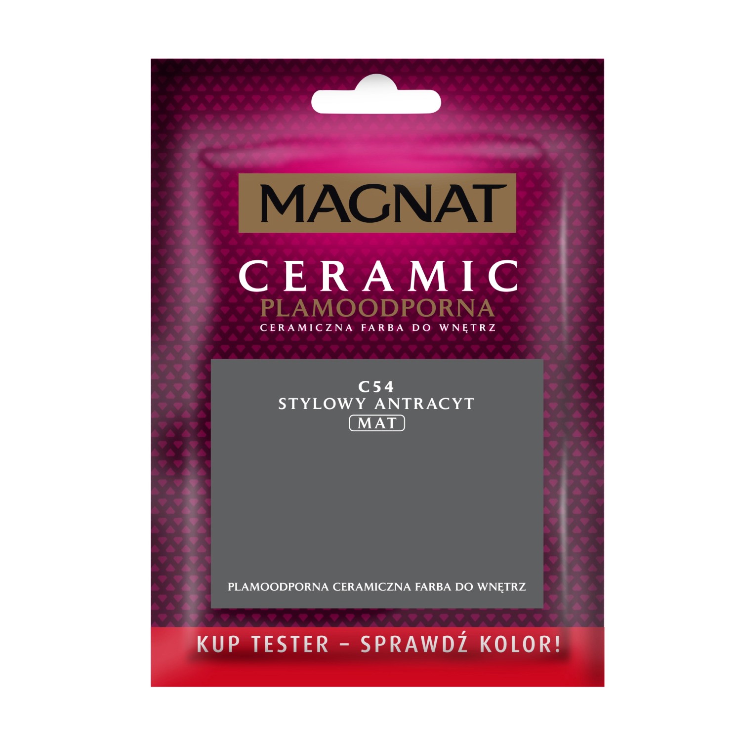 Tester farby Magnat Ceramic stylowy antracyt 30 ml Tester farby Magnat Ceramic stylowy antracyt 30 ml