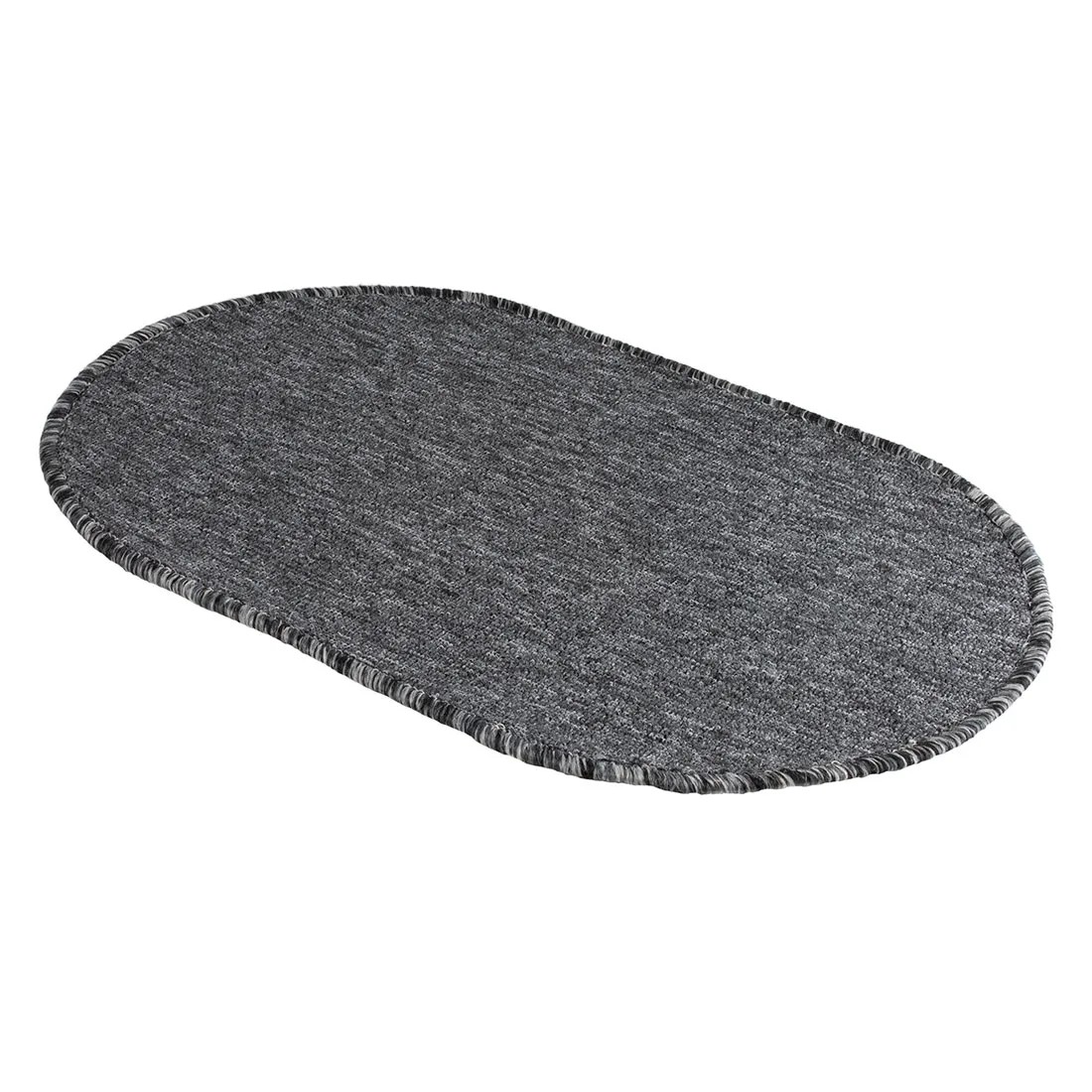 Dywanik łazienkowy owalny Camilla grafitowy Dywanik łazienkowy owalny Camilla grafitowy