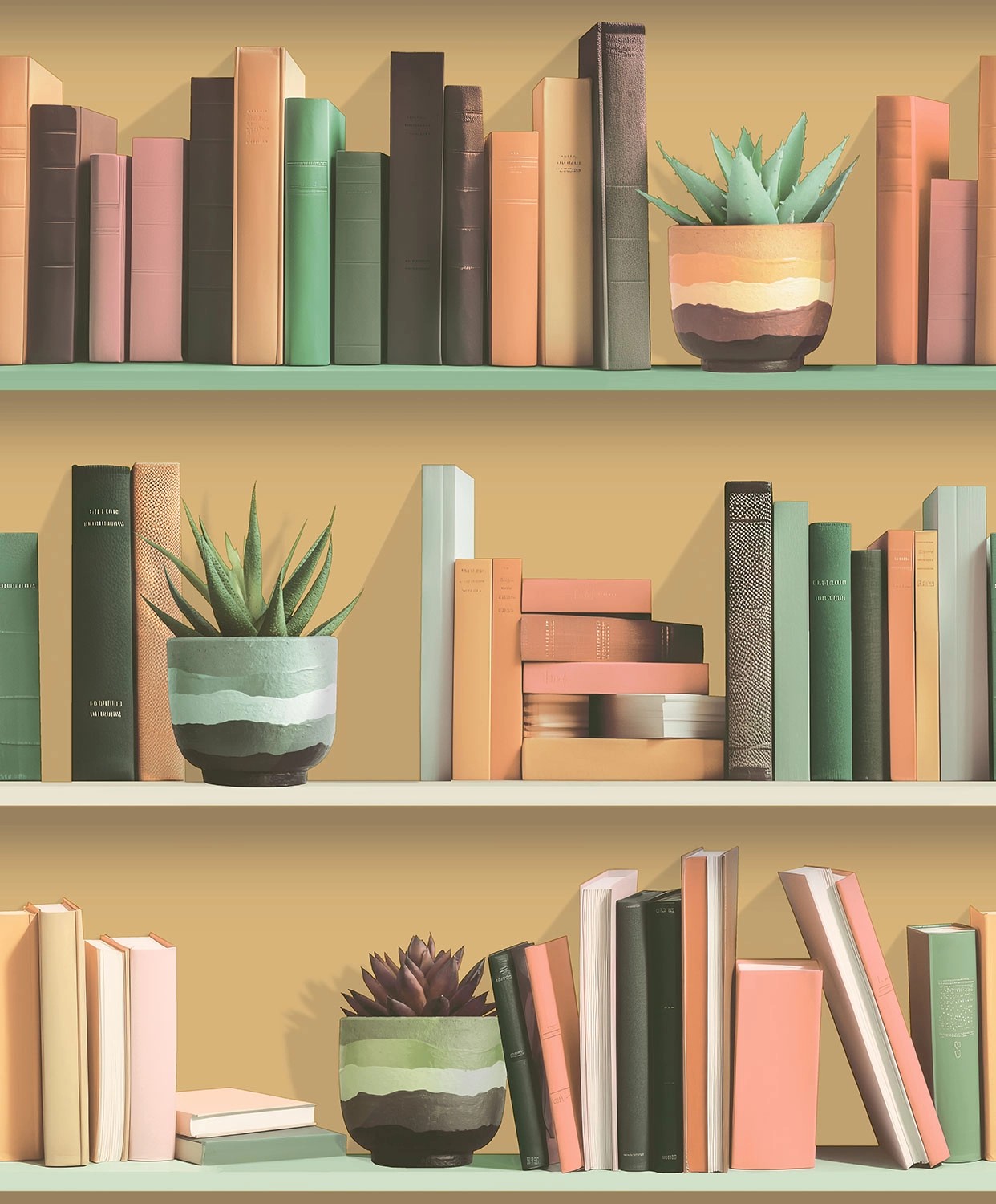 Tapeta winylowa na flizelinie kolorowe książki Tapeta winylowa na flizelinie kolorowe książki