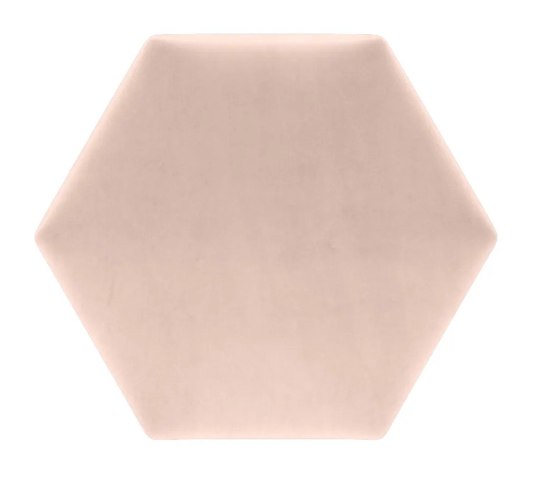 Panel tapicerowany HEXX różowy 15 cm Panel tapicerowany HEXX różowy 15 cm