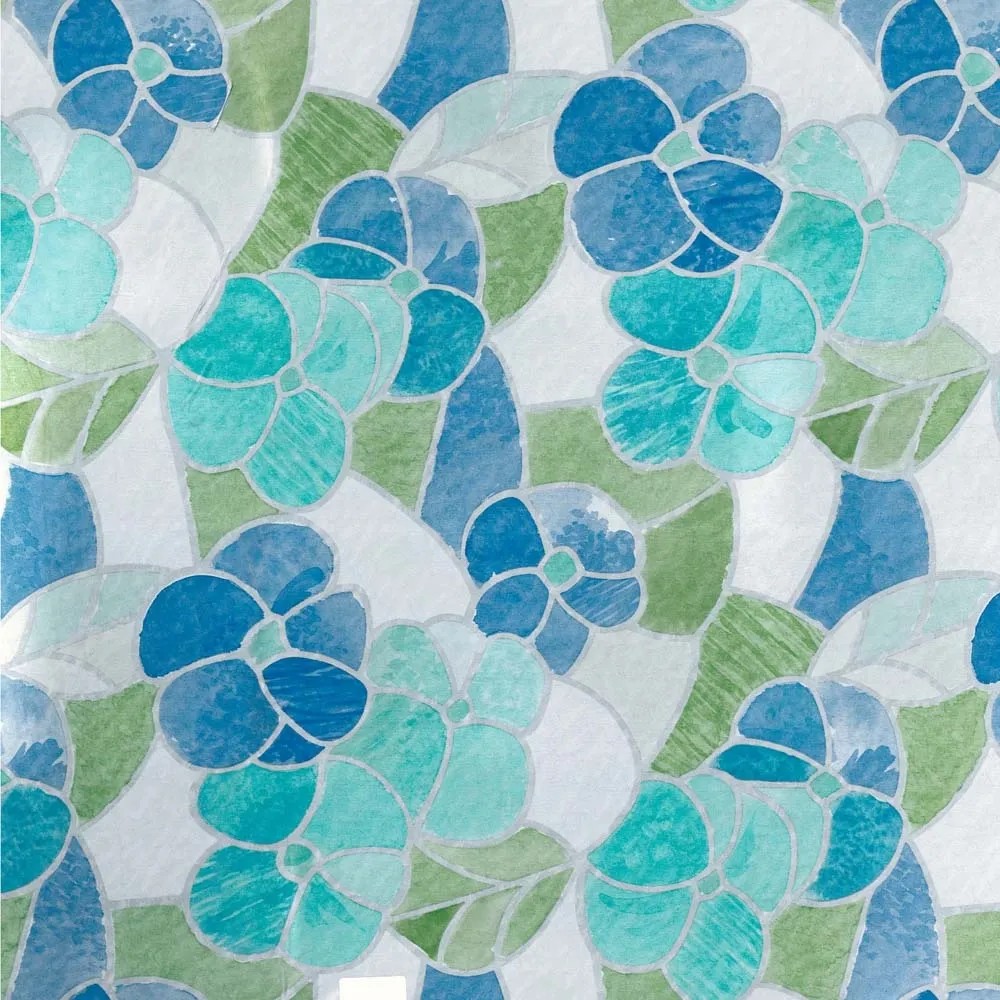 Okleina LISBOA przezroczysta niebieska 45 cm x 200 cm Okleina LISBOA przezroczysta niebieska 45 cm x 200 cm