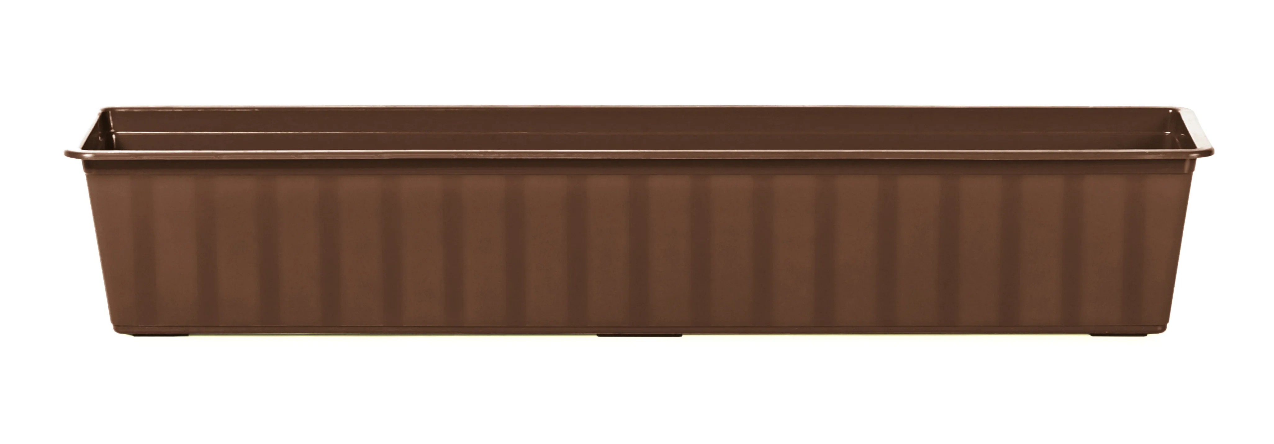 Prosperplast Skrzynka balkonowa 80cm brąz Prosperplast Skrzynka balkonowa 80cm brąz