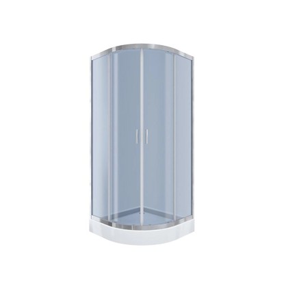 Kabi Kabina prysznicowa Ideal R55 90 chrom z niskim brodzikiem Kabi Kabina prysznicowa Ideal R55 90 chrom z niskim brodzikiem