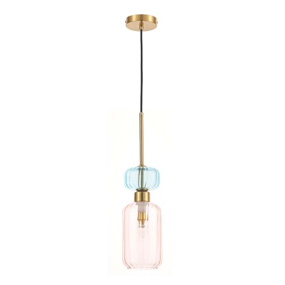 MiLAGRO Lampa wisząca MOLLY 1xE14 10W różowa MiLAGRO Lampa wisząca MOLLY 1xE14 10W różowa