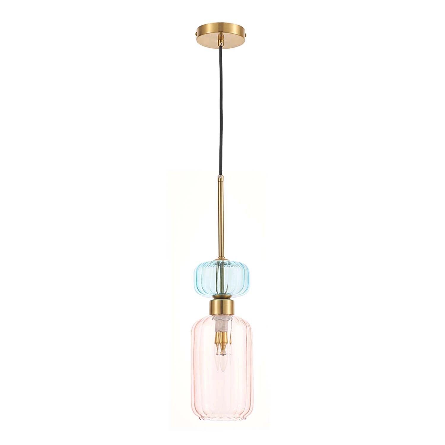 MiLAGRO Lampa wisząca MOLLY 1xE14 10W różowa MiLAGRO Lampa wisząca MOLLY 1xE14 10W różowa