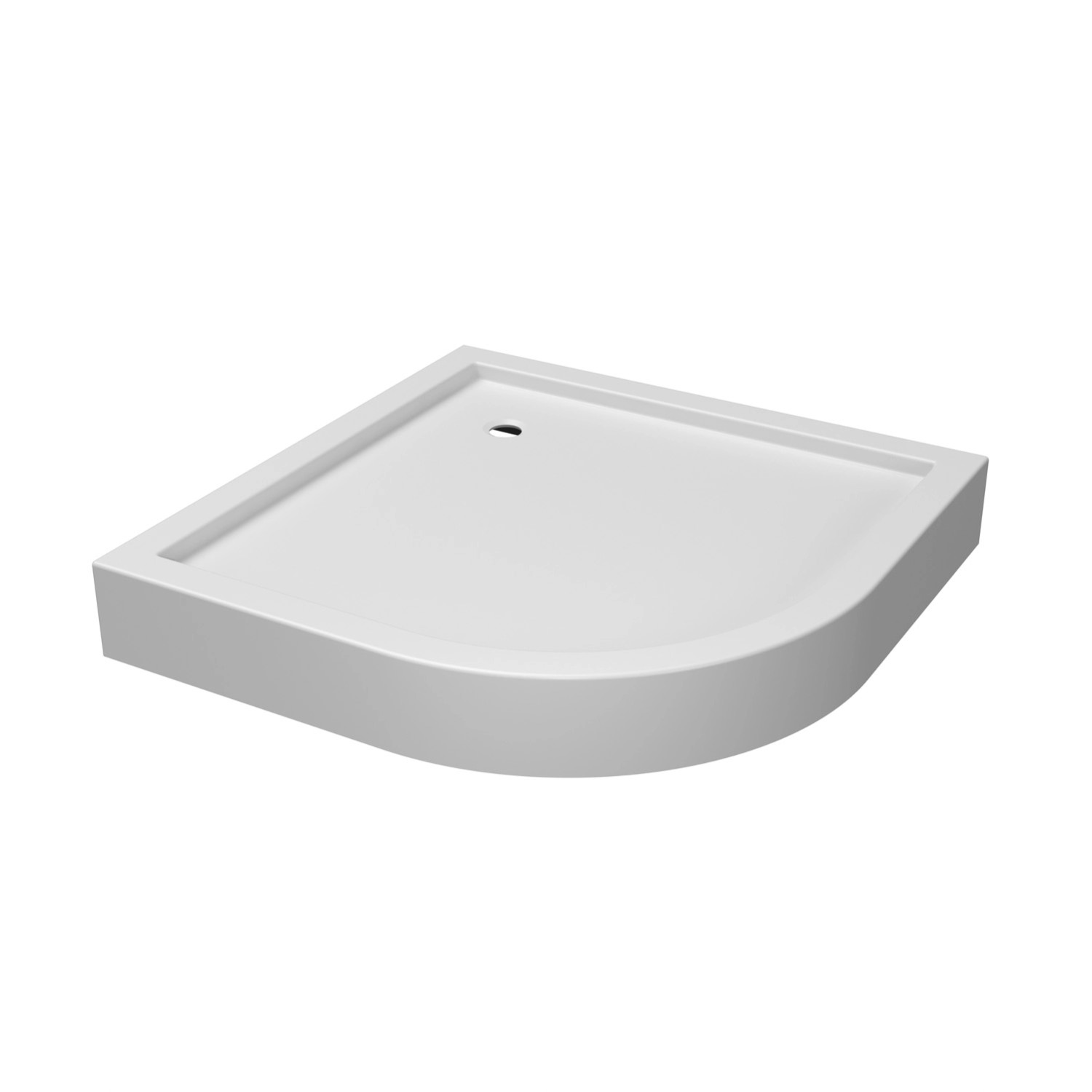 Durasan Brodzik półokrągły ROYO 90 biały 90x90x14 Durasan Brodzik półokrągły ROYO 90 biały 90x90x14