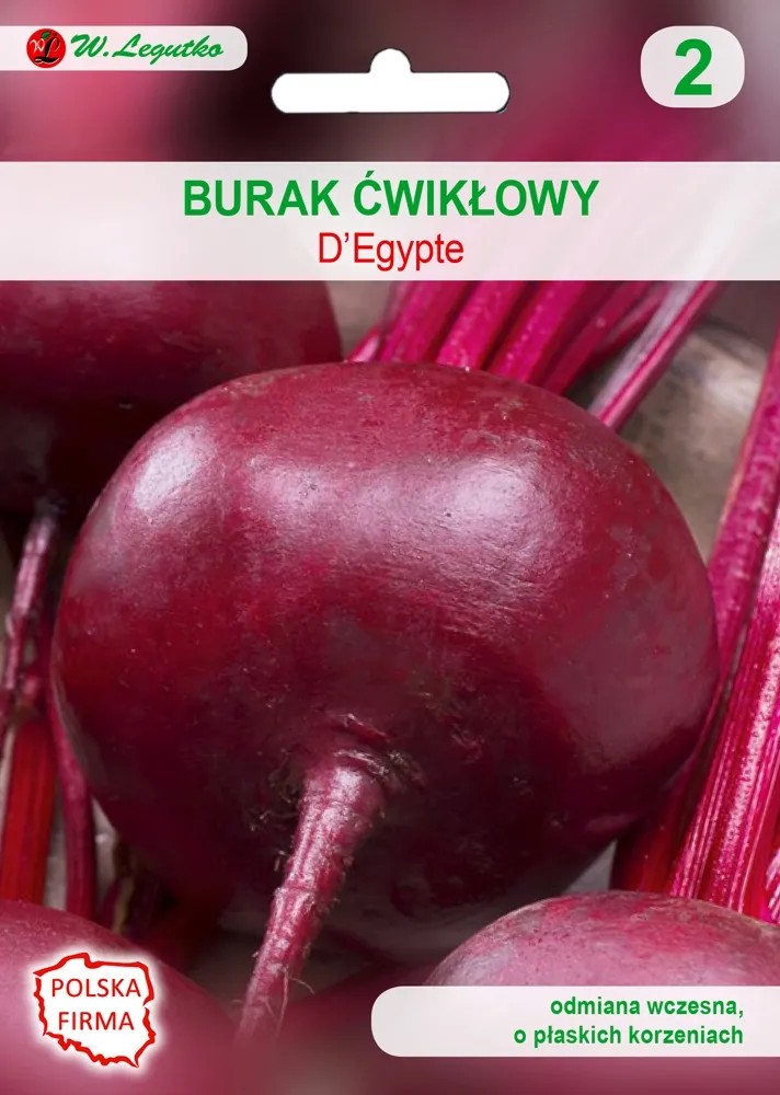 Burak ćwikłowy DEgypte płaski 10,00g Burak ćwikłowy DEgypte płaski 10,00g
