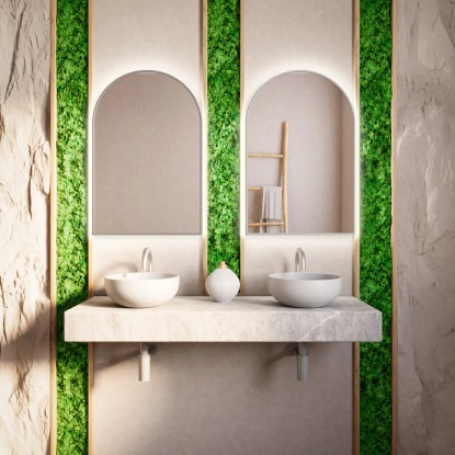 Lustro LED Pastille CutSrebrne Neutralne 60x40 Lustro LED Pastille CutSrebrne Neutralne 60x40