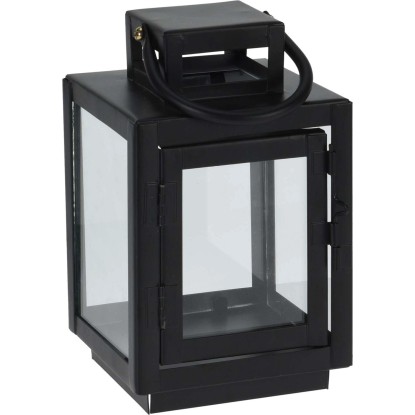 Lampion Industrial metalowy czarny - 14 x 27 cm Lampion Industrial metalowy czarny - 14 x 27 cm