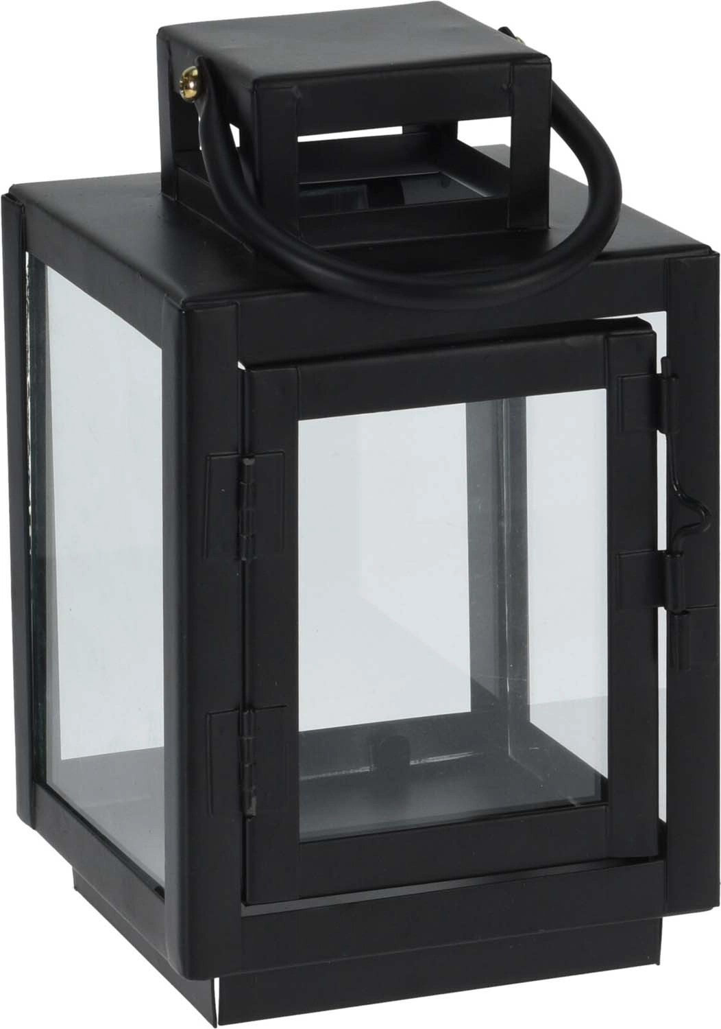 Lampion Industrial metalowy czarny - 14 x 27 cm Lampion Industrial metalowy czarny - 14 x 27 cm