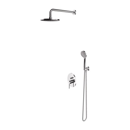 Omnires System prysznicowa podtynkowy Auron chrom Omnires System prysznicowa podtynkowy Auron chrom