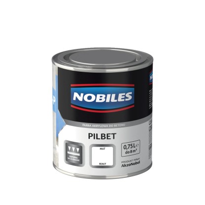 Nobiles Emalia Pilbet biała 750ml Nobiles Emalia Pilbet biała 750ml