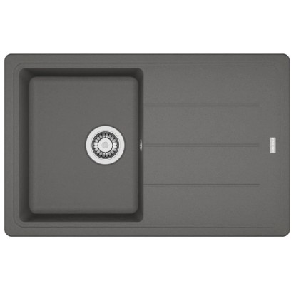 Franke Zlew 1-kom. z ociekaczem BFG 611, szary 78 x 50 cm Franke Zlew 1-kom. z ociekaczem BFG 611, szary 78 x 50 cm