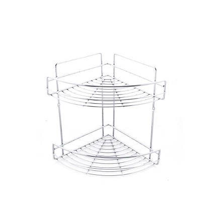 OBI Koszyk na przybory toaletowe narożny Aldabra z 2 półkami chrom OBI Koszyk na przybory toaletowe narożny Aldabra z 2 półkami chrom