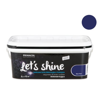Primacol Farba dekoracyjna Let's Shine New York 2 l Primacol Farba dekoracyjna Let's Shine New York 2 l