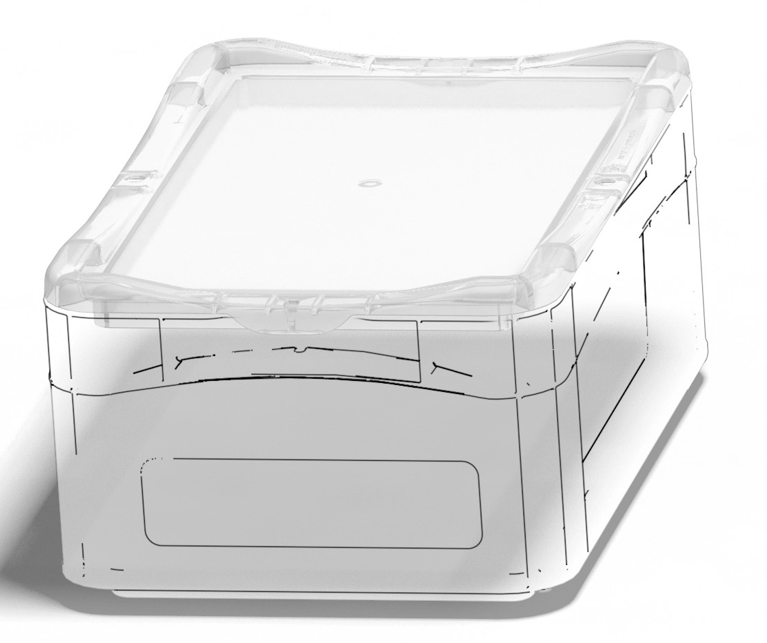 Pokrywa EUROBOX Clic Transparentna 30 Cm X 20 Cm Kupuj W OBI