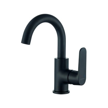 Kuchinox Bateria umywalkowa Dima z wylewką U czarna Kuchinox Bateria umywalkowa Dima z wylewką U czarna