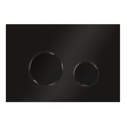 Ravak Przycisk do stelaża Circle WC dwudzielny czarny Ravak Przycisk do stelaża Circle WC dwudzielny czarny