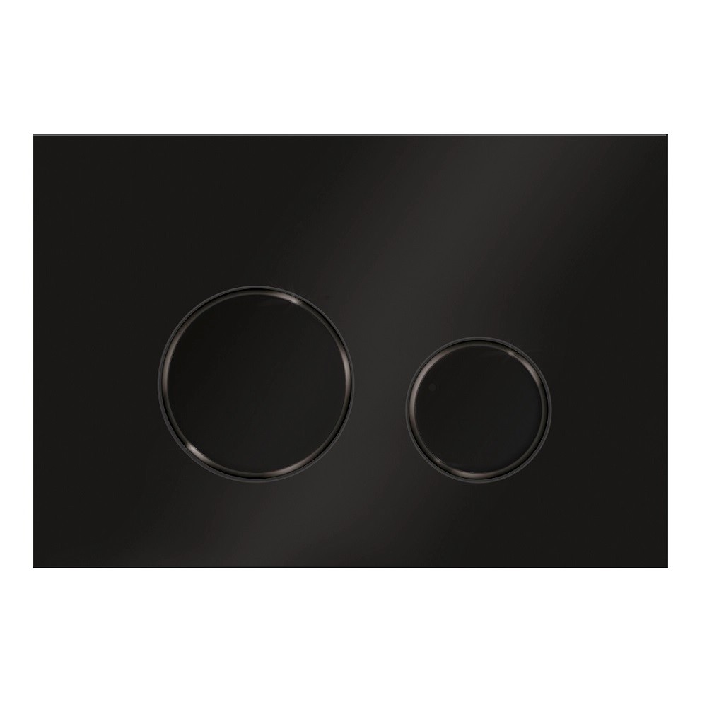 Ravak Przycisk do stelaża Circle WC dwudzielny czarny Ravak Przycisk do stelaża Circle WC dwudzielny czarny