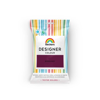 Tester farby Beckers Designer Colour burgundy 50 ml Tester farby Beckers Designer Colour burgundy 50 ml