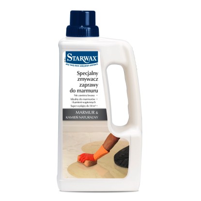 Starwax Specjalny zmywacz zaprawy do marmuru i kamienia 1 l Starwax Specjalny zmywacz zaprawy do marmuru i kamienia 1 l